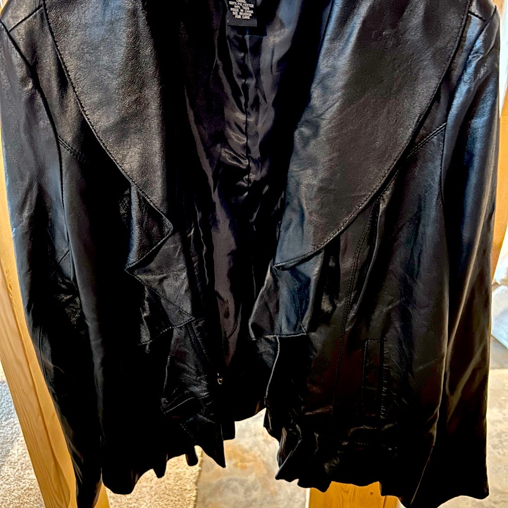 NEIMAN MARCUS 100% Soft Lamb Leather Jacket NWOT
